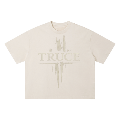 Truce Lifestyle |Unisex Vintage Wash (280 g/m²) Boxy T-Shirt