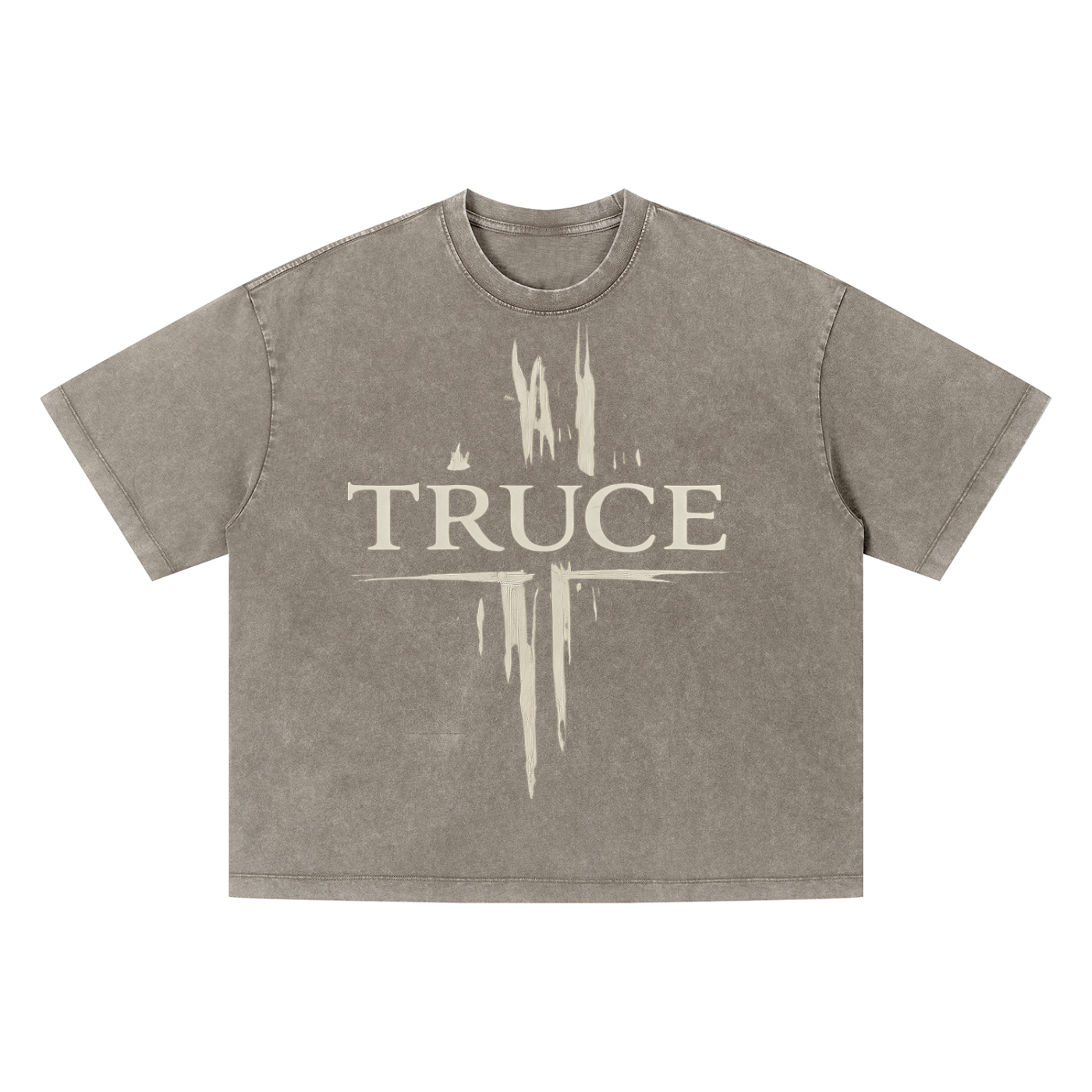 Truce Lifestyle |Unisex Vintage Wash (280 g/m²) Boxy T-Shirt