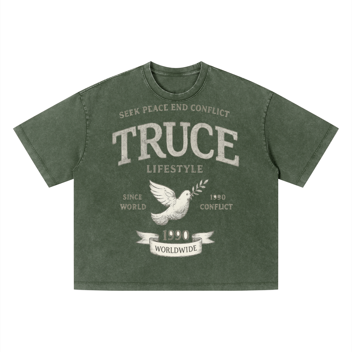 Truce Lifestyle | Unisex Vintage Wash (280 g/m²) Boxy T-Shirt