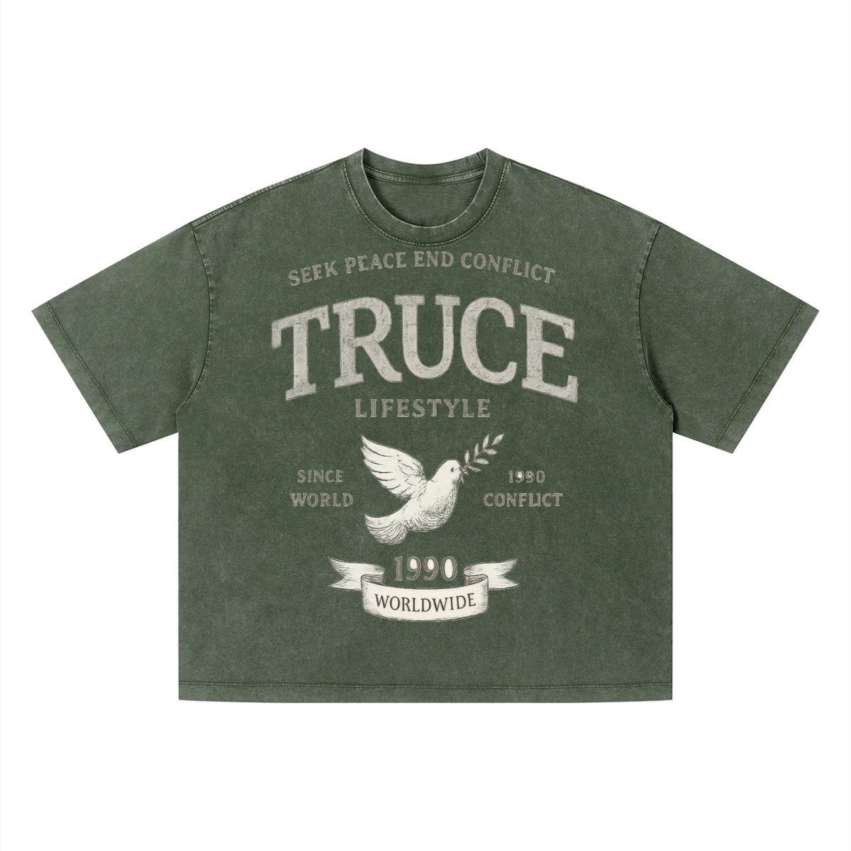 Truce Lifestyle | Unisex Vintage Wash (280 g/m²) Boxy T-Shirt