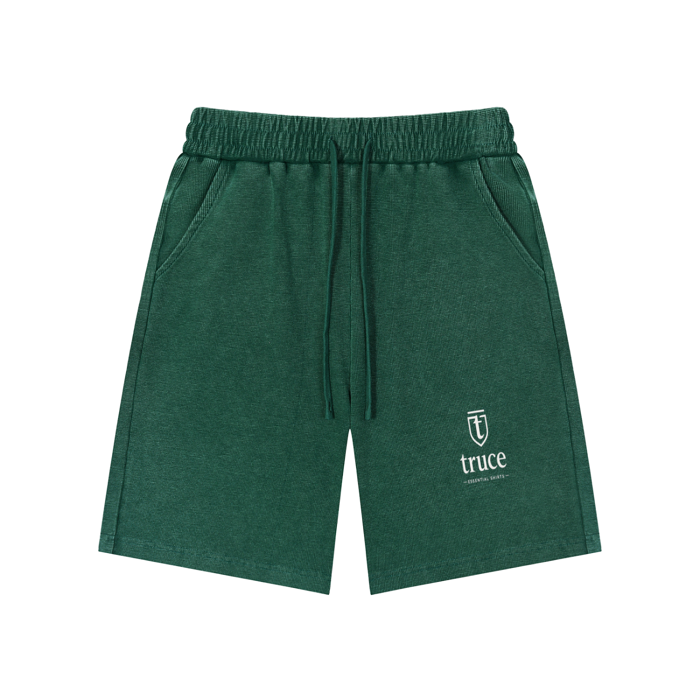 Truce Lifestyle | Essentail Mineral Wash Waffle Knit Shorts