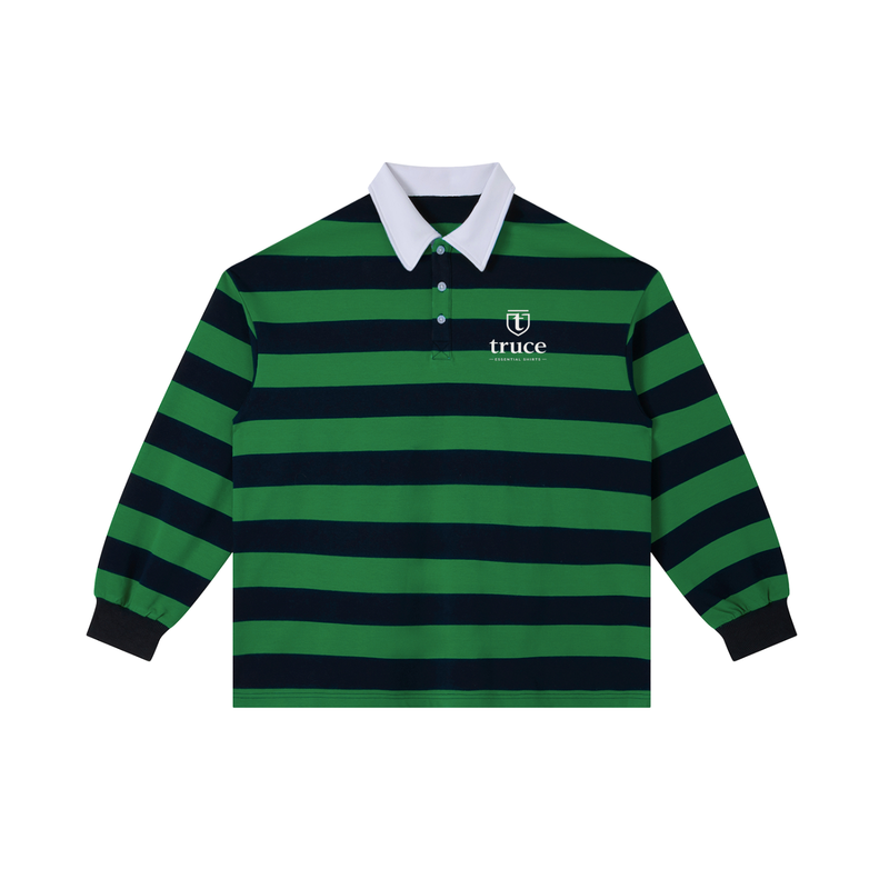 Truce Lifestyle | Color Block 230g/m Stripe Polo Shirt