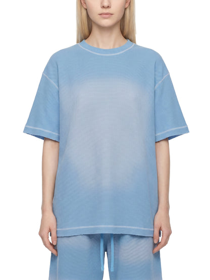 Unisex Sunfade Waffle Boxy T-Shirt